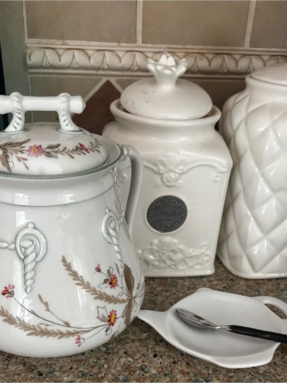 Haviland Limoges sold moss motifs